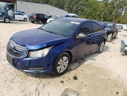 Chevrolet salvage cars for sale: 2012 Chevrolet Cruze LS