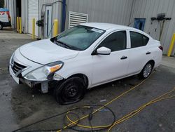 Salvage cars for sale at Savannah, GA auction: 2017 Nissan Versa S