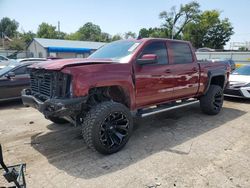 Chevrolet Silverado k1500 lt salvage cars for sale: 2017 Chevrolet Silverado K1500 LT