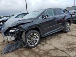 Salvage cars for sale at Woodhaven, MI auction: 2022 Lexus RX 450H