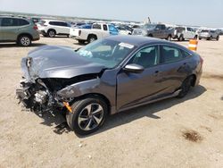 Honda salvage cars for sale: 2021 Honda Civic LX