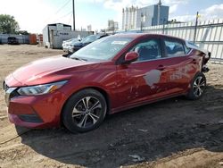 Nissan salvage cars for sale: 2021 Nissan Sentra SV