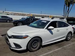 Salvage cars for sale at Van Nuys, CA auction: 2022 Honda Civic LX