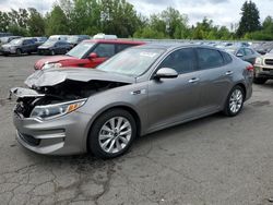 Salvage cars for sale at Portland, OR auction: 2016 KIA Optima EX