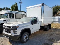 Salvage trucks for sale at Martinez, CA auction: 2022 Chevrolet Silverado C3500