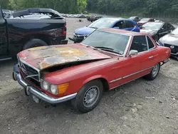 Salvage cars for sale at Marlboro, NY auction: 1972 Mercedes-Benz 450 SL