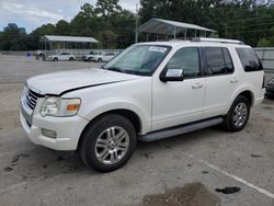 Salvage cars for sale at Savannah, GA auction: 2010 Ford Explorer Limited