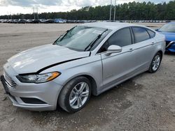 Salvage cars for sale at Greenwell Springs, LA auction: 2018 Ford Fusion SE Hybrid