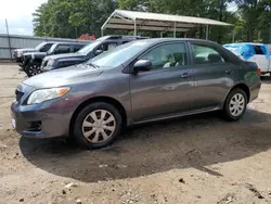 Salvage cars for sale at Austell, GA auction: 2010 Toyota Corolla Base