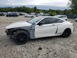 Salvage cars for sale at Candia, NH auction: 2017 Infiniti Q60 Premium