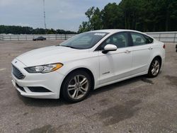 2018 Ford Fusion SE Hybrid en venta en Dunn, NC