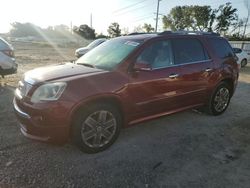 Salvage cars for sale at Tifton, GA auction: 2011 GMC Acadia Denali