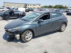 Salvage cars for sale at Wilmer, TX auction: 2017 Chevrolet Cruze LT