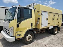 Salvage trucks for sale at Houston, TX auction: 2018 Isuzu NPR HD