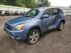 Salvage cars for sale at Center Rutland, VT auction: 2007 Toyota Rav4 Sport