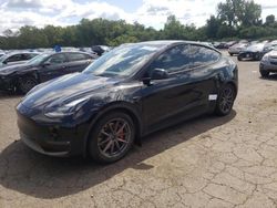 Salvage cars for sale at New Britain, CT auction: 2021 Tesla Model Y