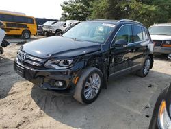 Salvage cars for sale at Seaford, DE auction: 2016 Volkswagen Tiguan S