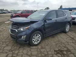 Salvage cars for sale at Woodhaven, MI auction: 2019 Chevrolet Equinox LT