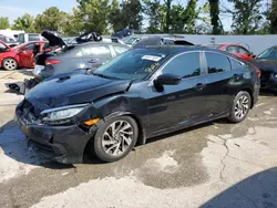 Honda salvage cars for sale: 2018 Honda Civic EX