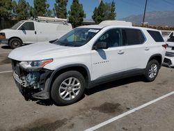 Salvage cars for sale at Rancho Cucamonga, CA auction: 2018 Chevrolet Traverse LS