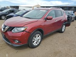 Salvage cars for sale at Brighton, CO auction: 2015 Nissan Rogue S