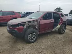 Jeep salvage cars for sale: 2020 Jeep Cherokee Trailhawk