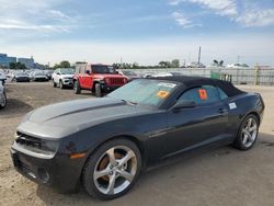 Salvage cars for sale at Des Moines, IA auction: 2013 Chevrolet Camaro LT