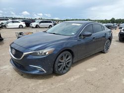 Salvage cars for sale at Houston, TX auction: 2016 Mazda 6 Grand Touring