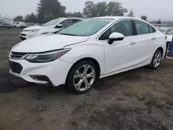 Salvage cars for sale at Finksburg, MD auction: 2017 Chevrolet Cruze Premier