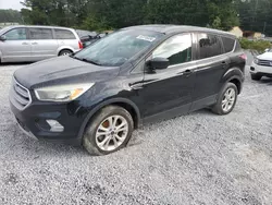 Salvage cars for sale from Copart Fairburn, GA: 2017 Ford Escape SE