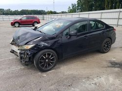 Salvage cars for sale at Dunn, NC auction: 2013 Honda Civic LX