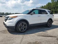 Salvage cars for sale at Dunn, NC auction: 2013 Ford Explorer Sport