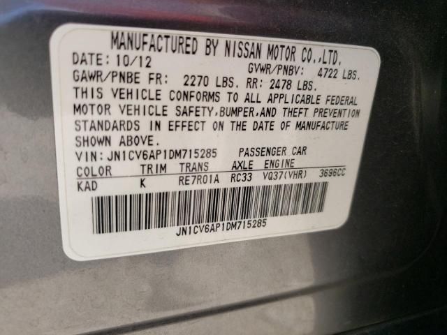 2013 Infiniti G37 Base