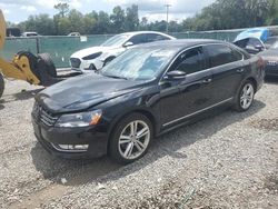 Salvage cars for sale at Riverview, FL auction: 2015 Volkswagen Passat SEL