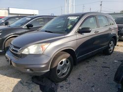 Salvage cars for sale at Dyer, IN auction: 2010 Honda CR-V LX