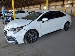 Toyota salvage cars for sale: 2020 Toyota Corolla SE