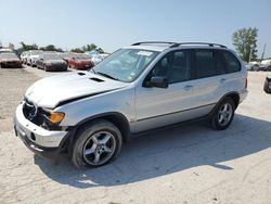 Carros salvage a la venta en subasta: 2003 BMW X5 3.0I