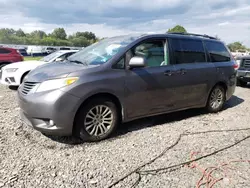 Salvage cars for sale at Hillsborough, NJ auction: 2012 Toyota Sienna XLE