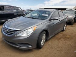 Salvage cars for sale at Brighton, CO auction: 2014 Hyundai Sonata GLS