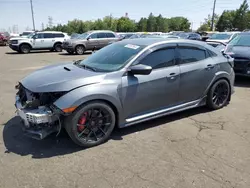 Vehiculos salvage en venta de Copart Denver, CO: 2018 Honda Civic TYPE-R Touring