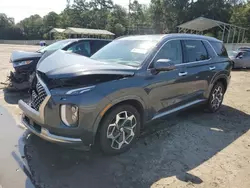 Salvage cars for sale at Savannah, GA auction: 2022 Hyundai Palisade Calligraphy