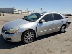 Salvage cars for sale at Fresno, CA auction: 2006 Honda Accord EX