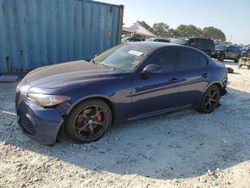 Salvage cars for sale at Loganville, GA auction: 2017 Alfa Romeo Giulia TI Q4