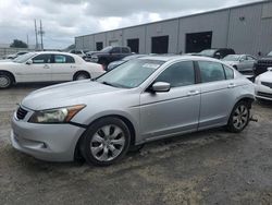 Salvage cars for sale at Jacksonville, FL auction: 2008 Honda Accord EXL