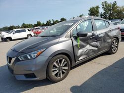 Salvage cars for sale at Sikeston, MO auction: 2021 Nissan Versa SV