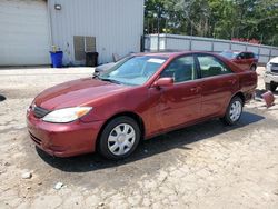 Toyota Vehiculos salvage en venta: 2004 Toyota Camry LE