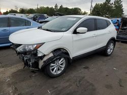 Nissan Rogue Sport s salvage cars for sale: 2018 Nissan Rogue Sport S