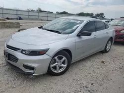 Salvage cars for sale at Kansas City, KS auction: 2016 Chevrolet Malibu LS