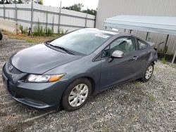 2012 Honda Civic LX en venta en Spartanburg, SC