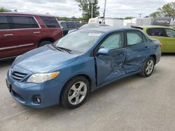 Toyota salvage cars for sale: 2013 Toyota Corolla Base